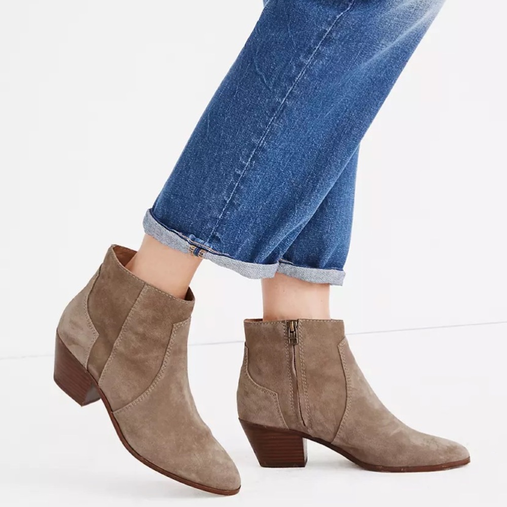 ❌Sold❌Madewell The Western Boot in Suede size 6 - Picture 10 of 13